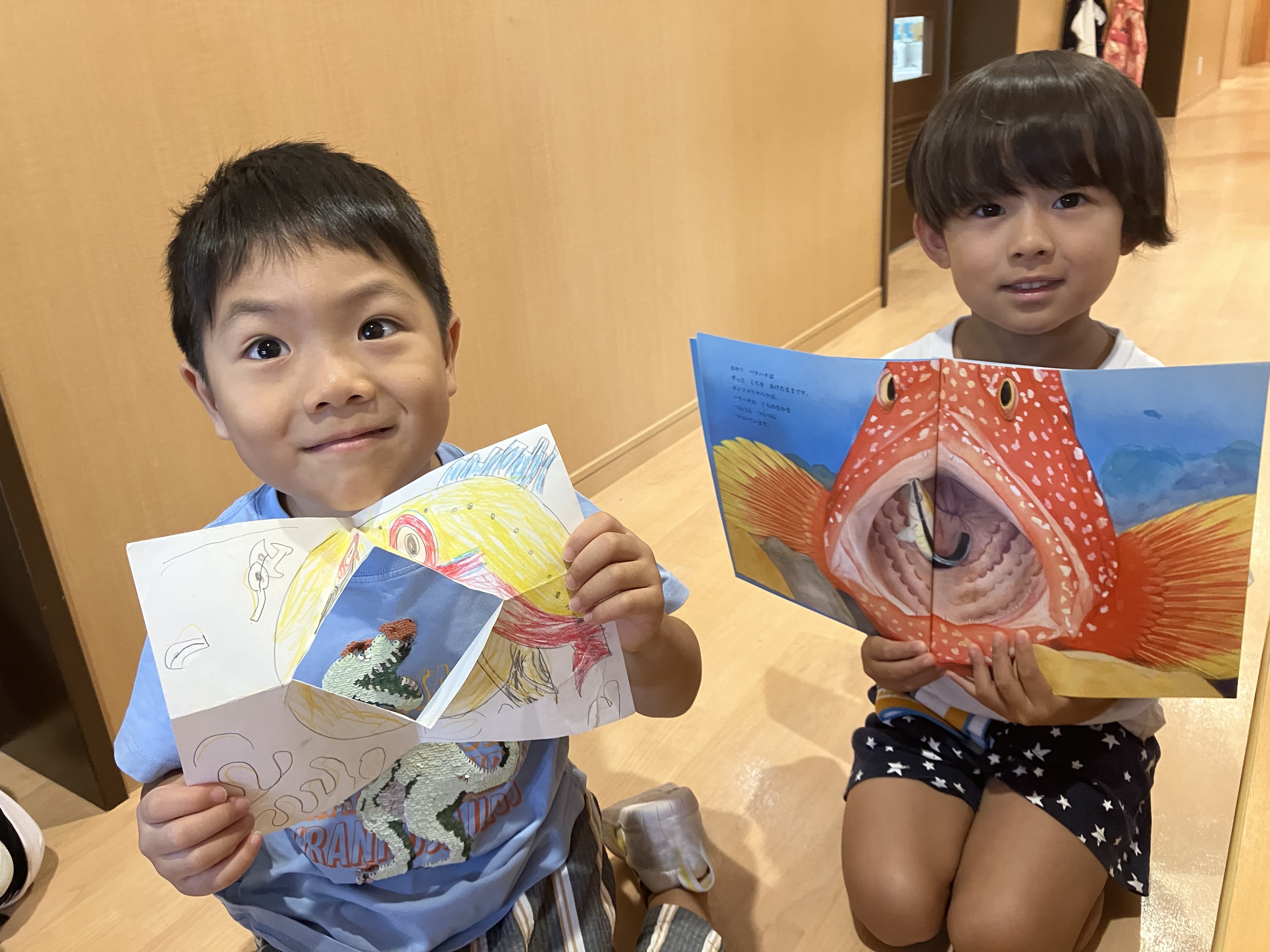 5歳児　だいち組　「LaQ-すいぞくかん」