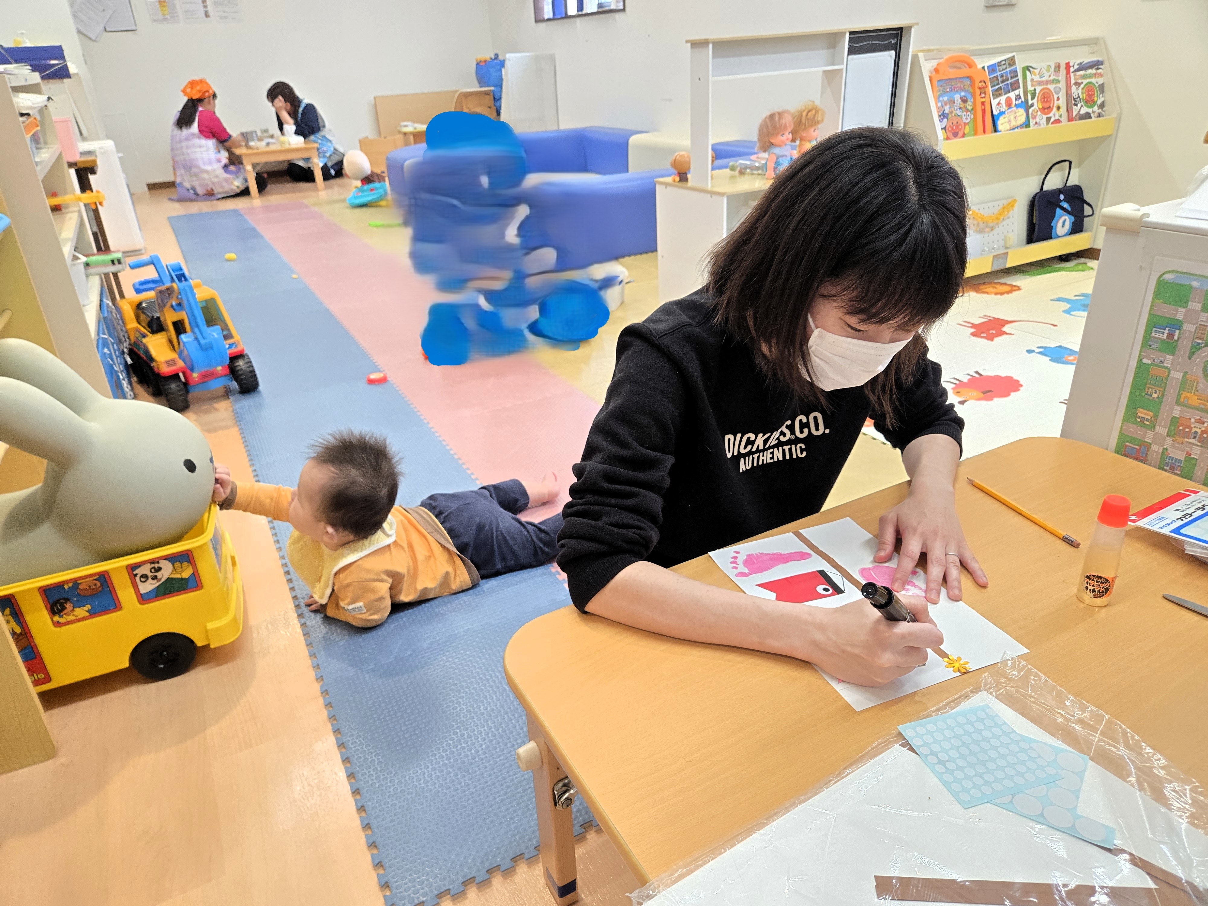 ４月制作(こいのぼり制作)