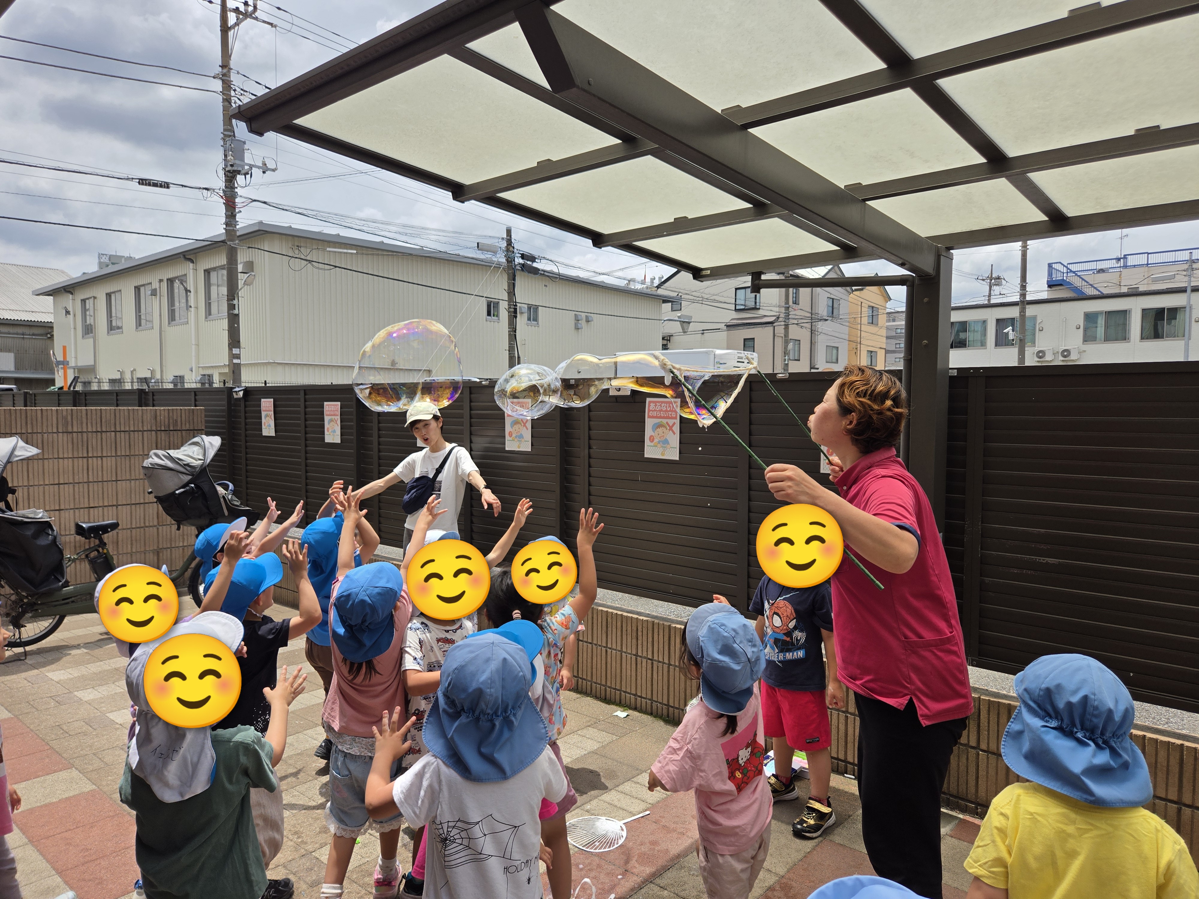 シャボン玉DE遊ぼう!!
