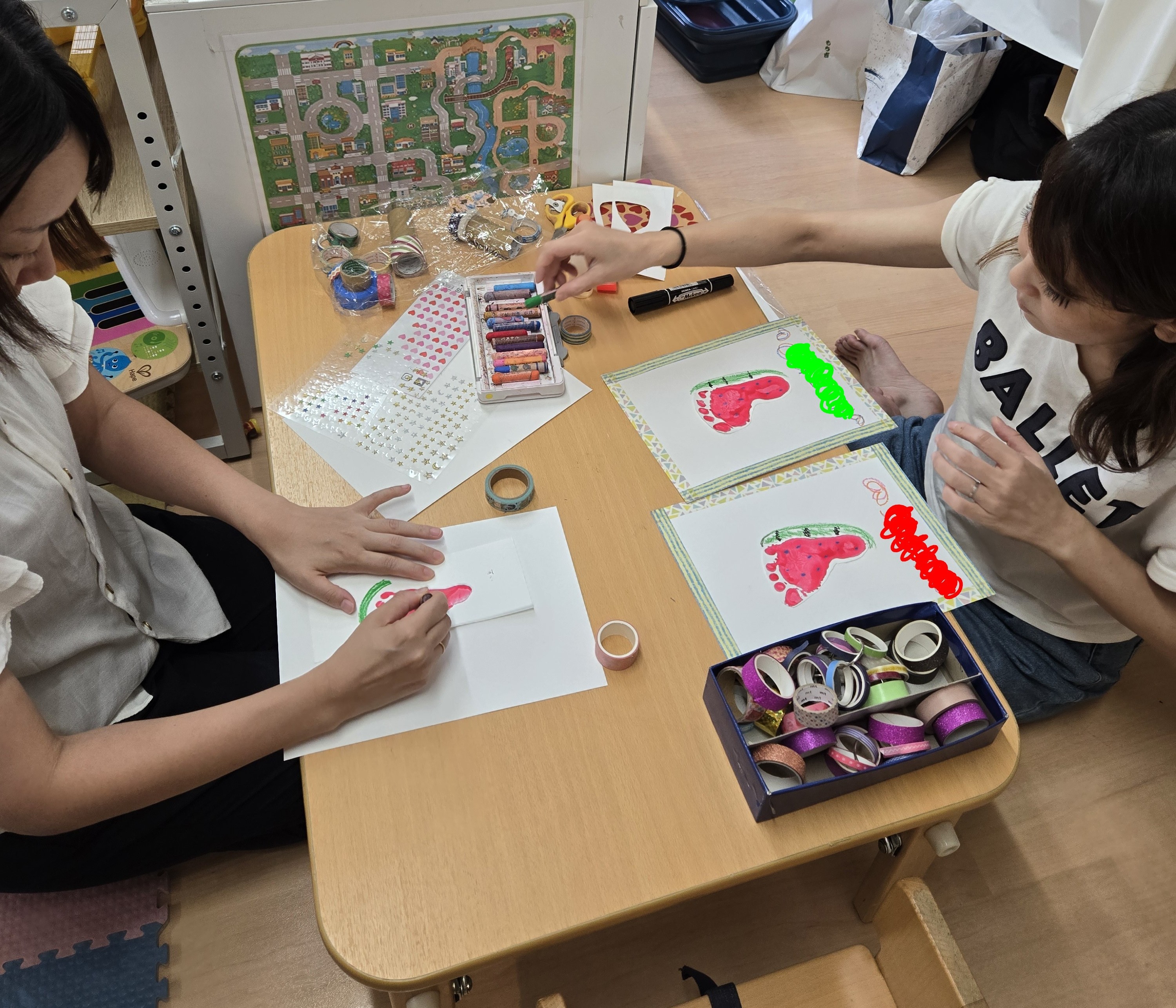 7月制作(スイカ)　広場