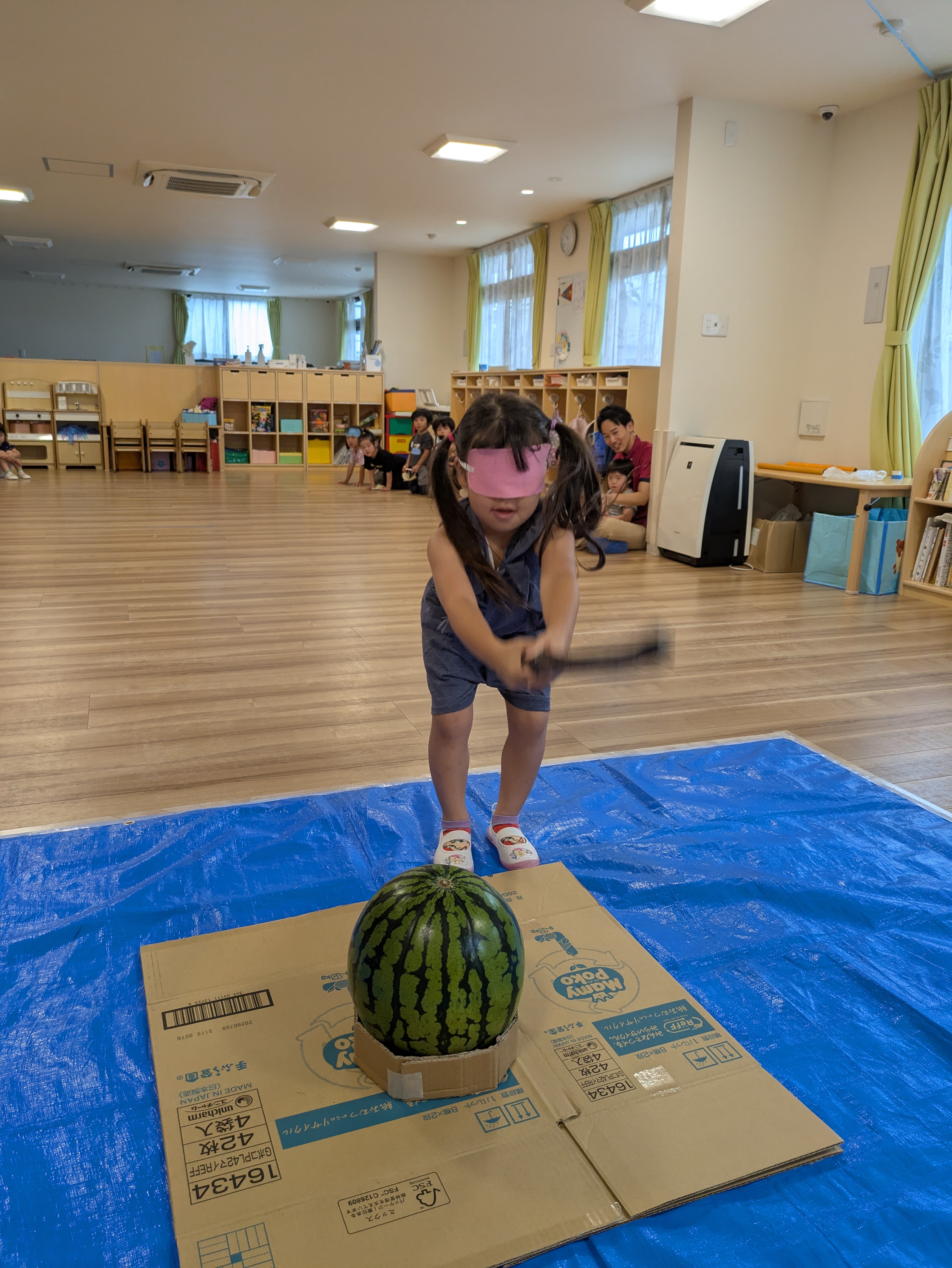 たのしいスイカ割り　～３・４・５歳児クラス～