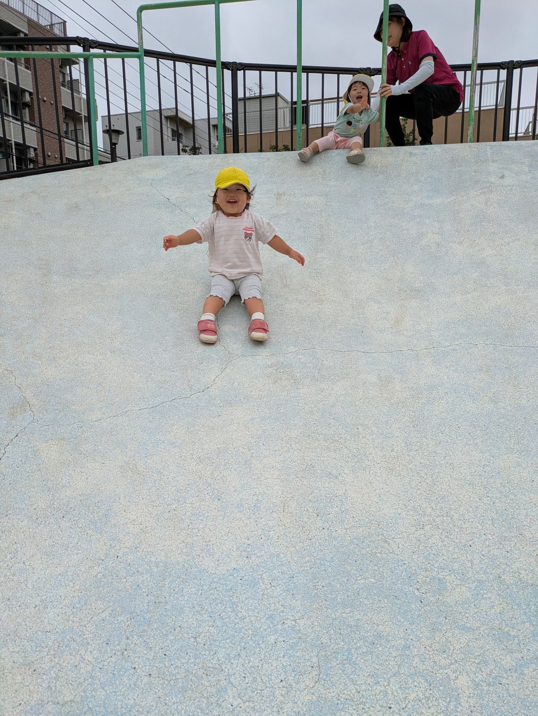 しずく組、久しぶりの公園