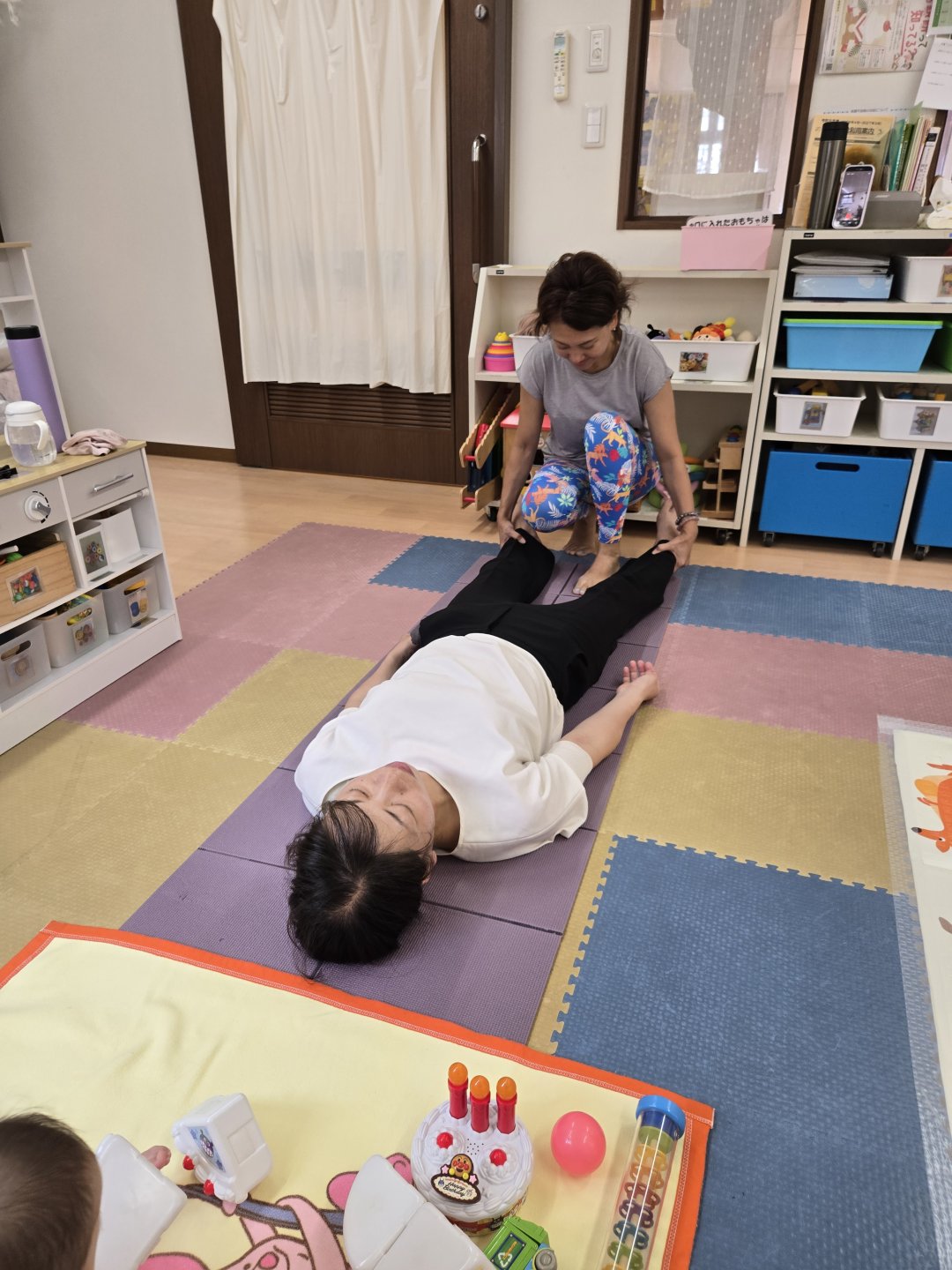 二の腕解消！スッキリヨガ(子育て広場)