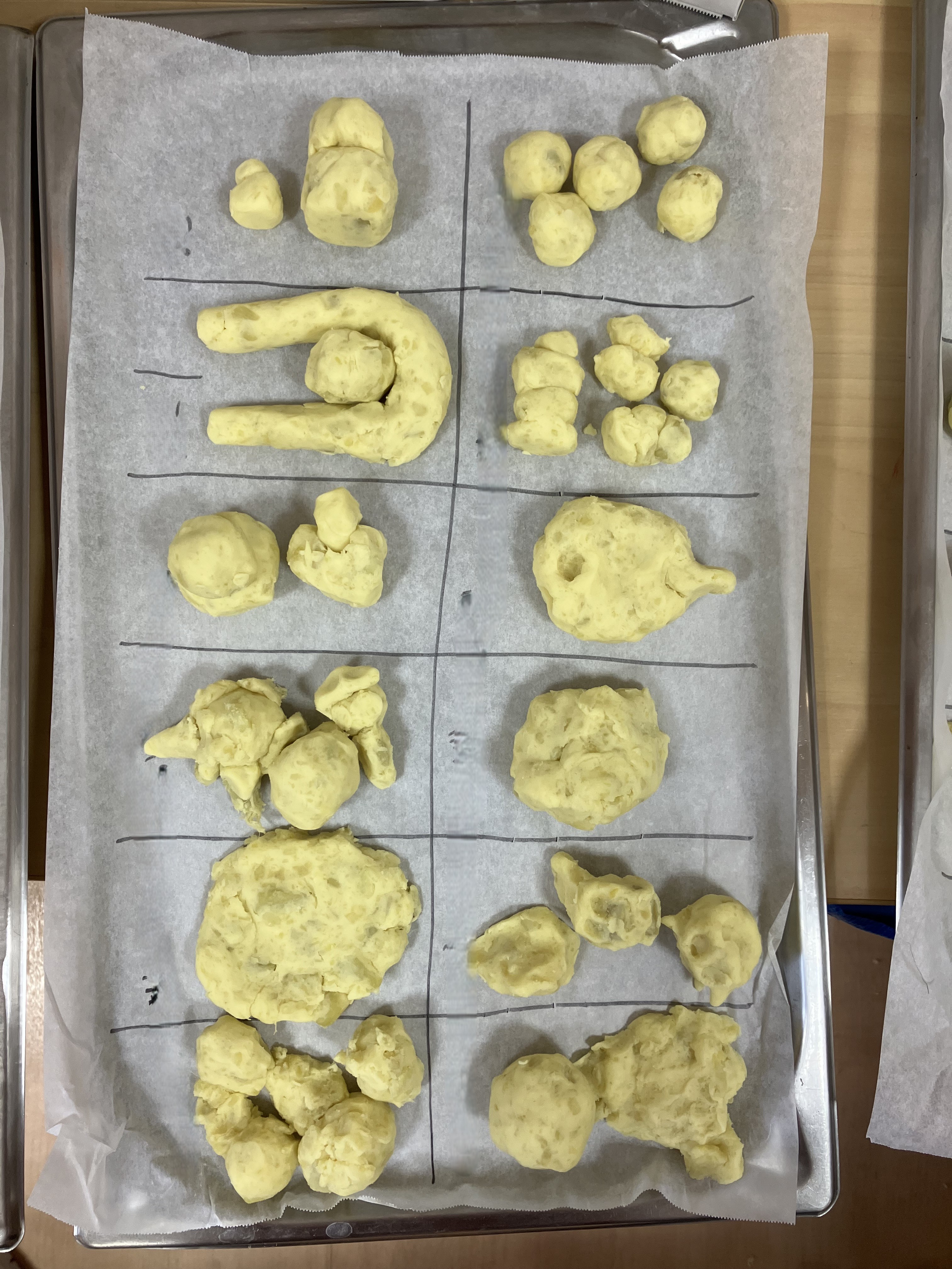 4歳つむぎ組・5歳児だいち組　スウィートポテトづくり