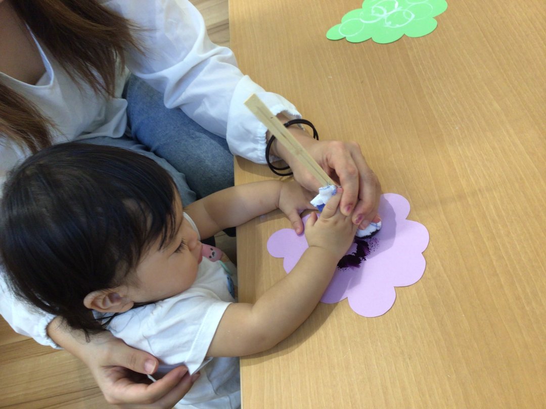 子育て広場　9月の製作の様子♪