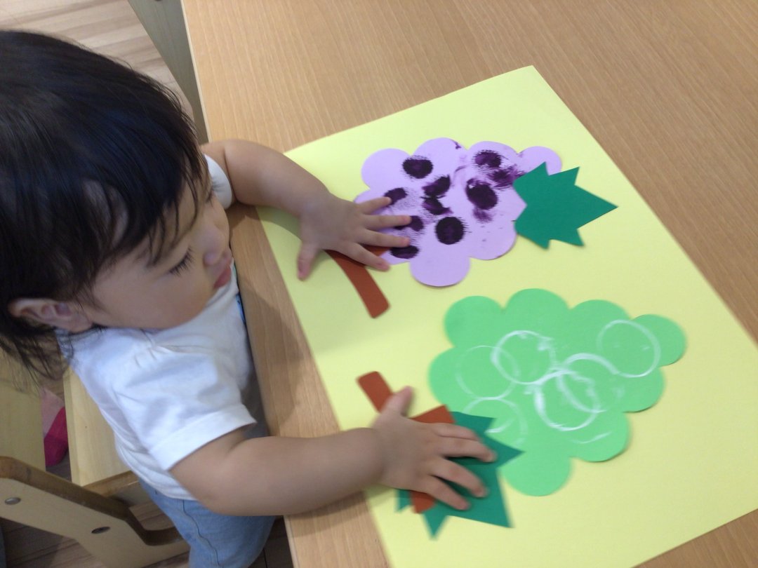 子育て広場　9月の製作の様子♪