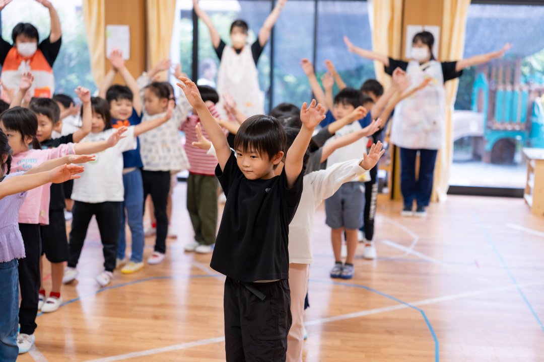 運動会リハーサルの様子