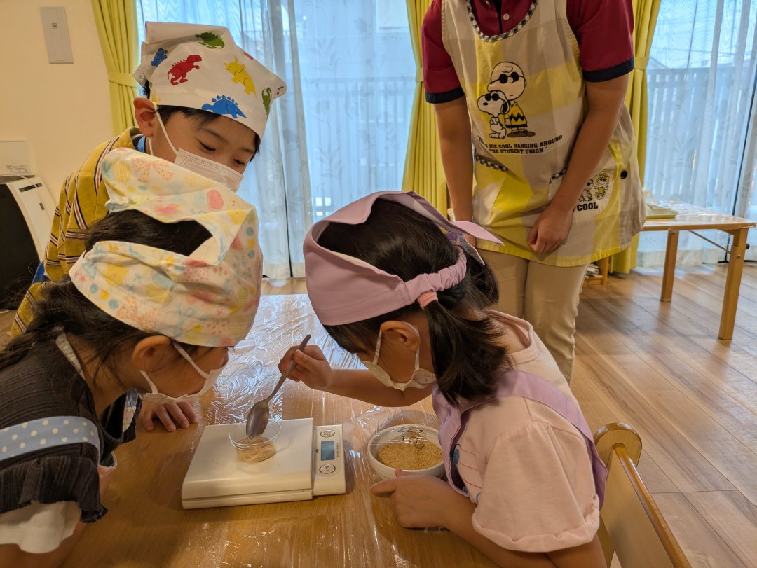 食育　5歳児　だいち組　肉まんづくり