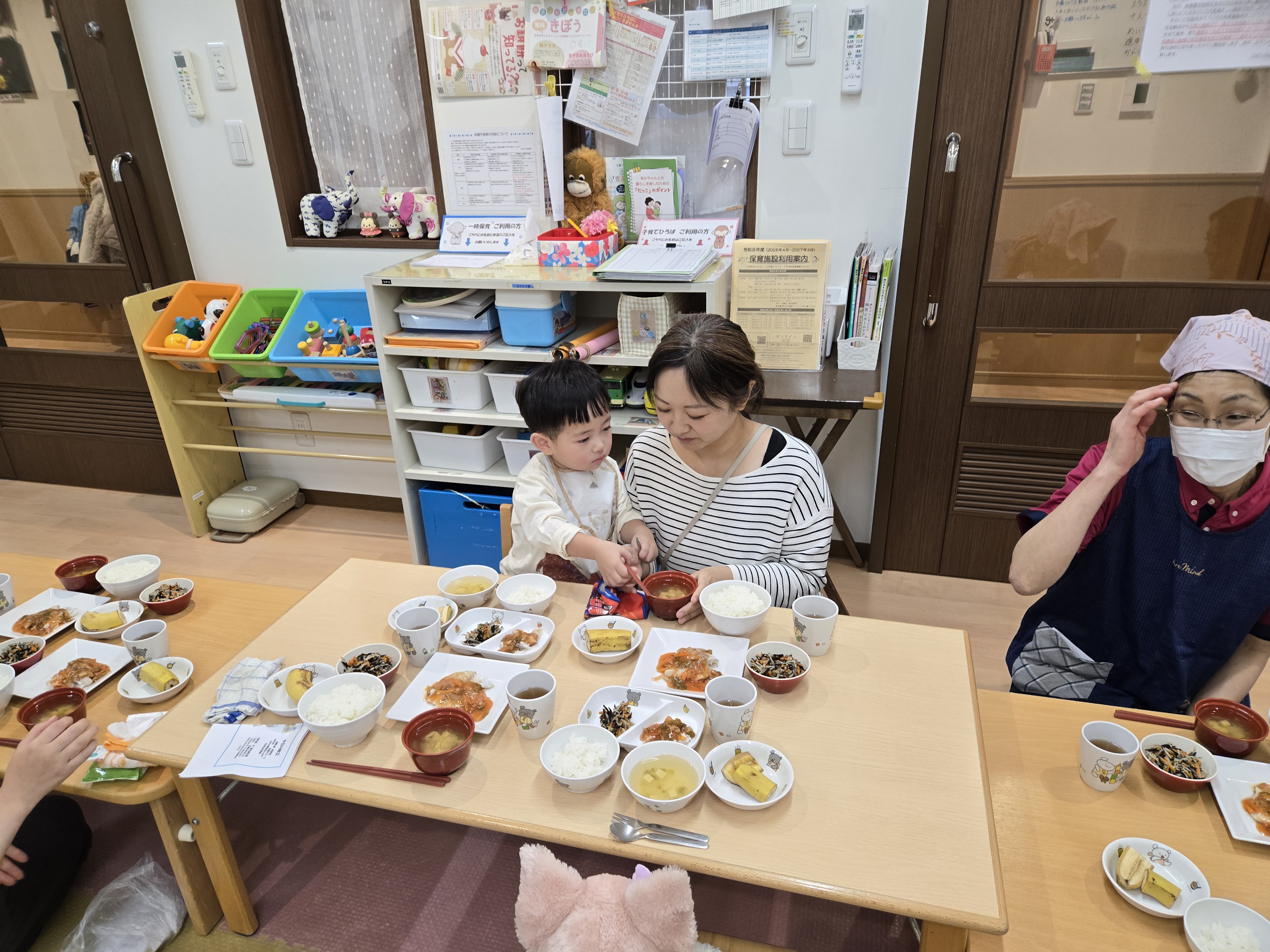 子育て広場　つどい　「給食試食会」