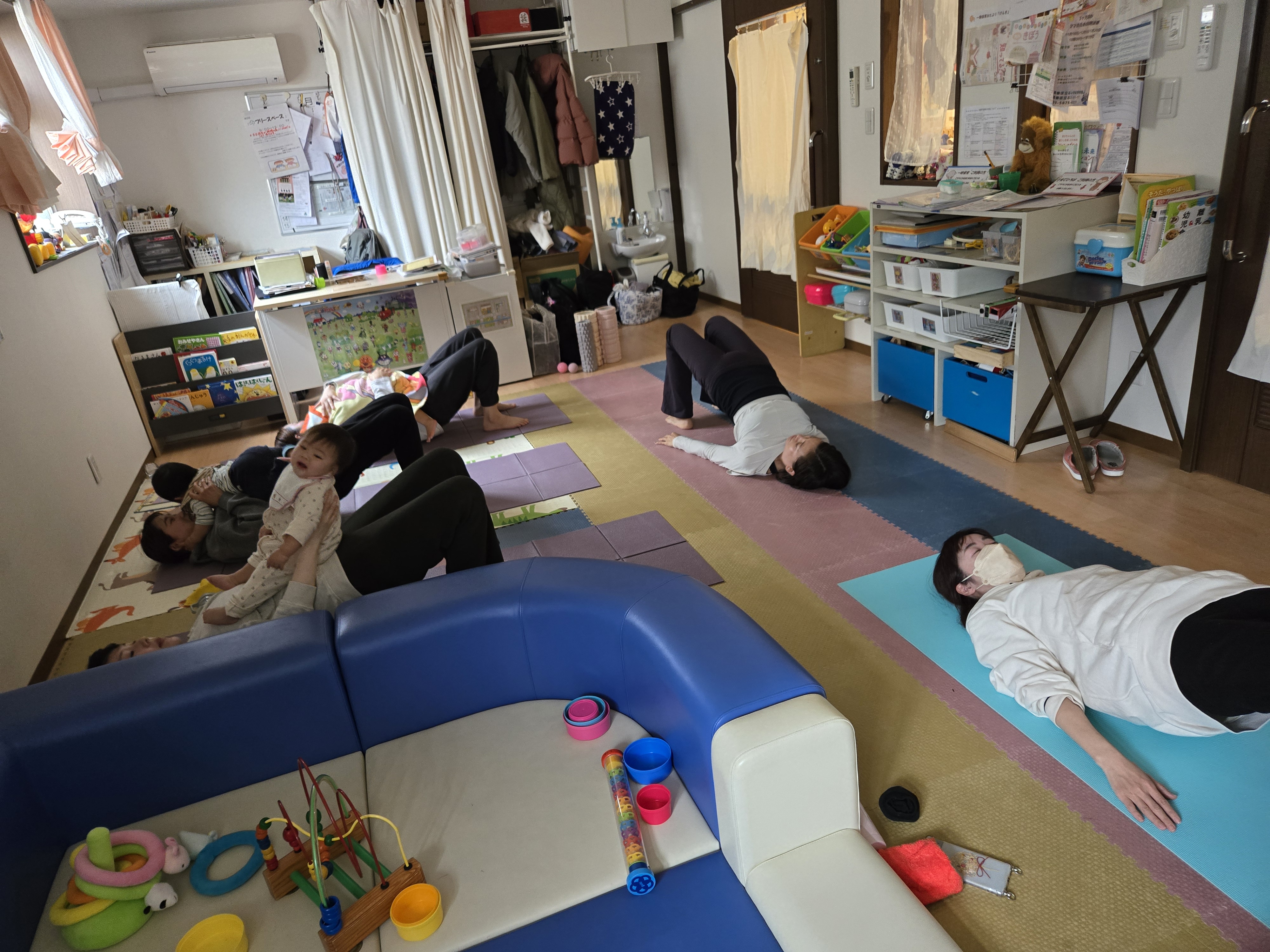 子育て広場 つどい「3ヶ月集中 ママヨガDE体質改善」