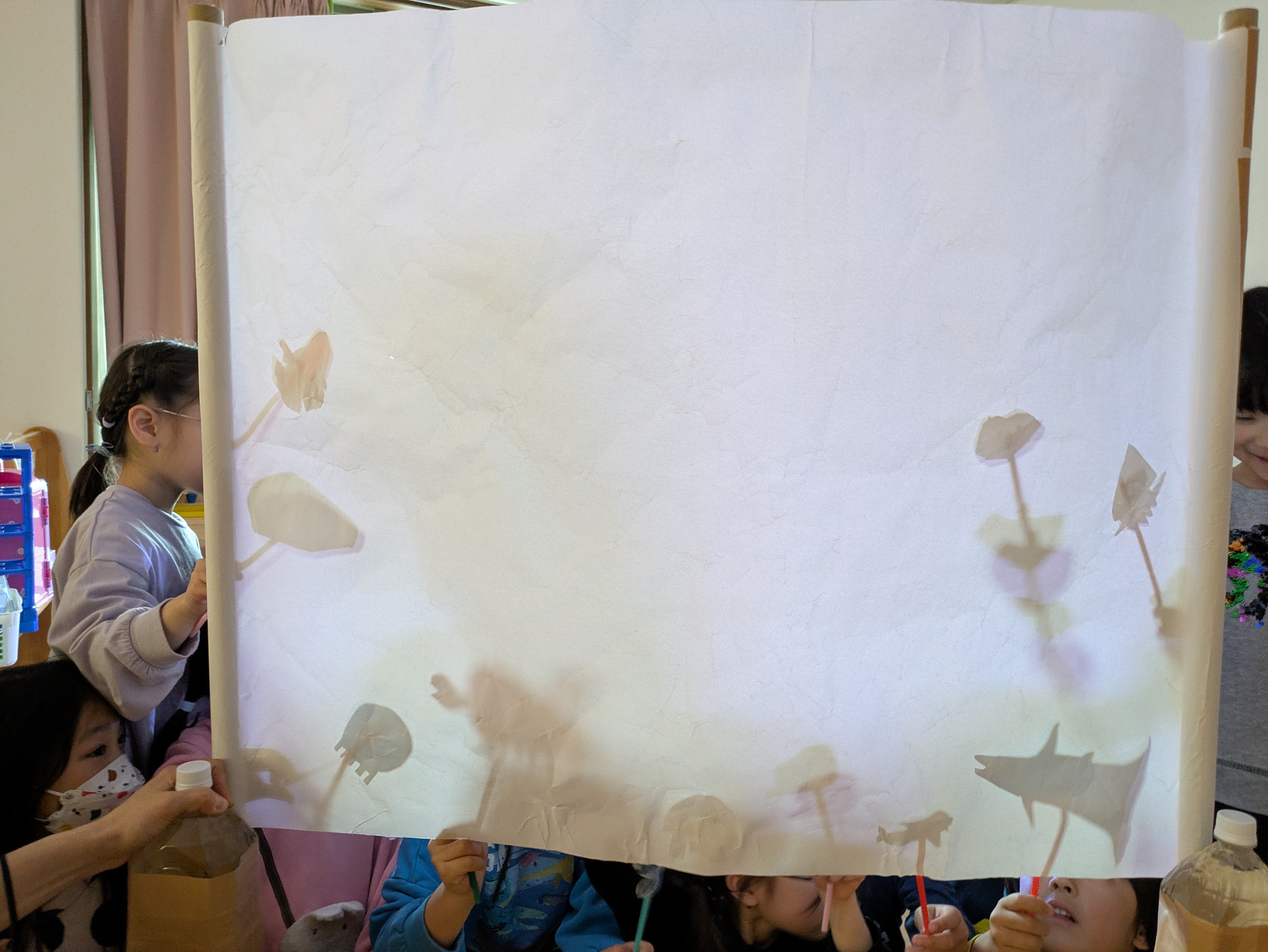 手作りシルエット劇場！