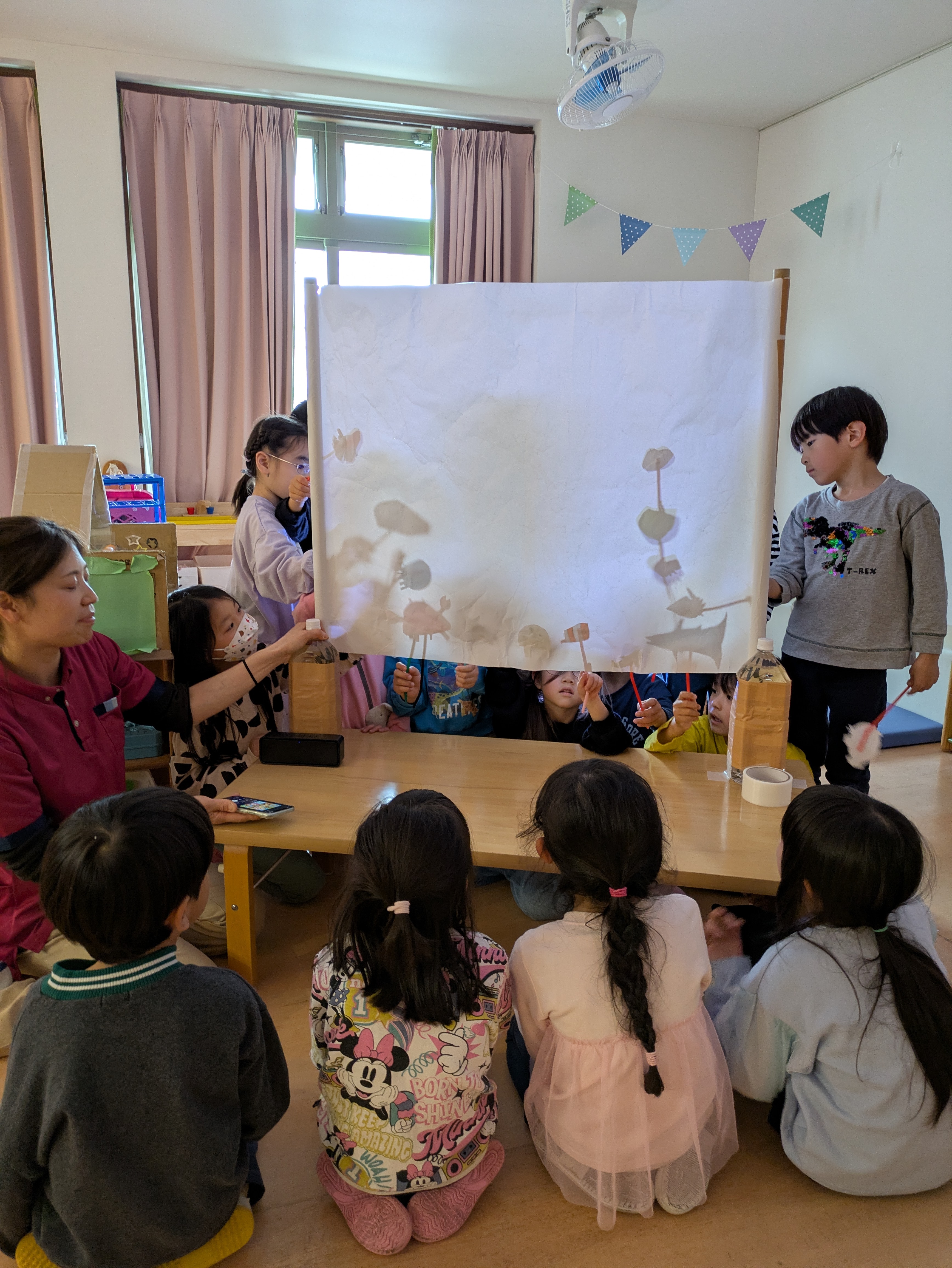 手作りシルエット劇場！